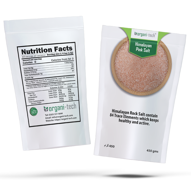 Organi-Tech Package Design Pink Salt